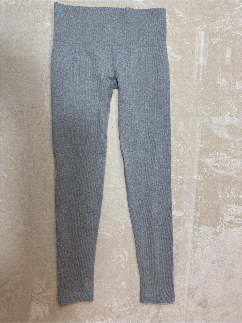 Lemon Gray Seamless High-Waist Leggings